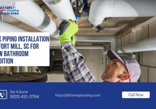 PEX Piping Installation in Fort Mill, SC for New Bathroom Addition