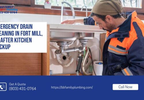 Emergency Drain Cleaning in Fort Mill, SC After Kitchen Backup