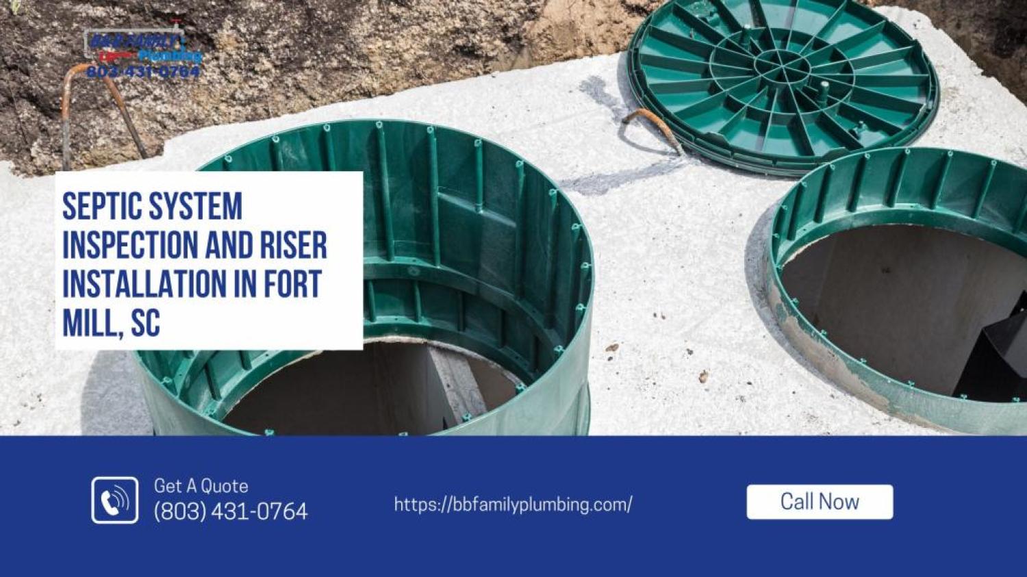 Septic System Fort Mill Septic System Inspection and Riser Installation in Fort Mill, SC