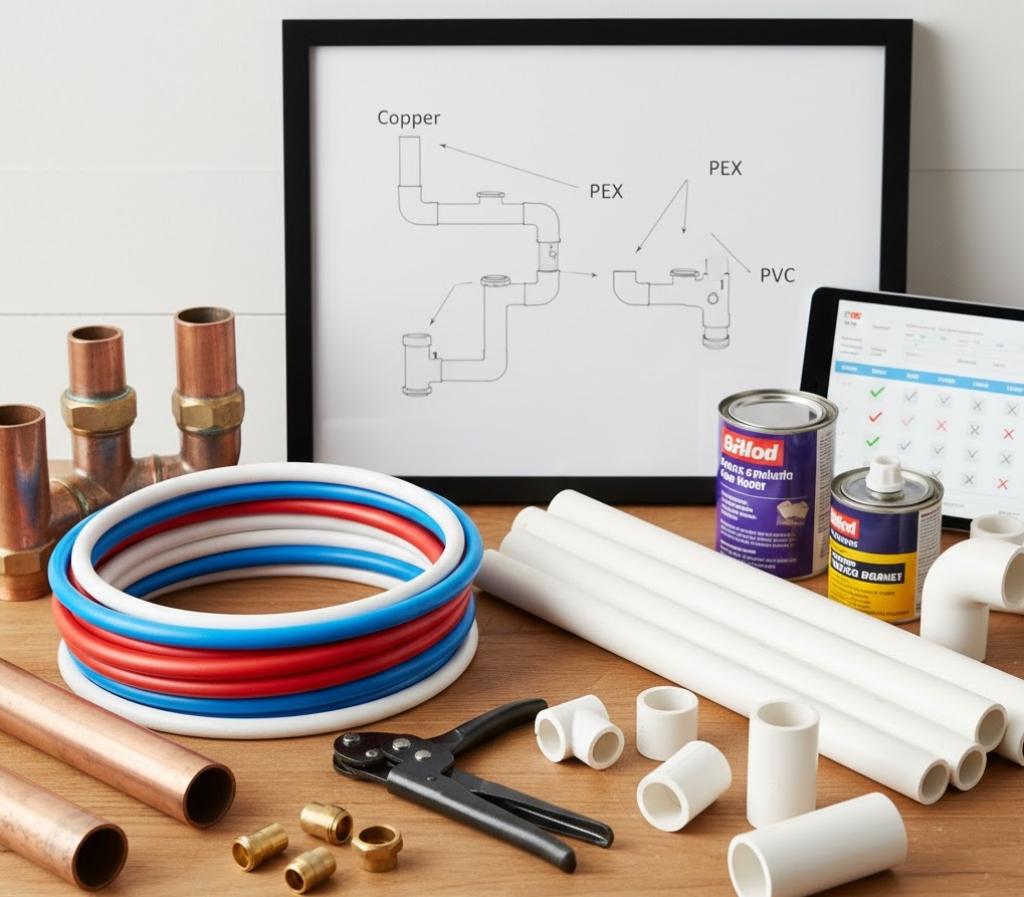 piping installation materials