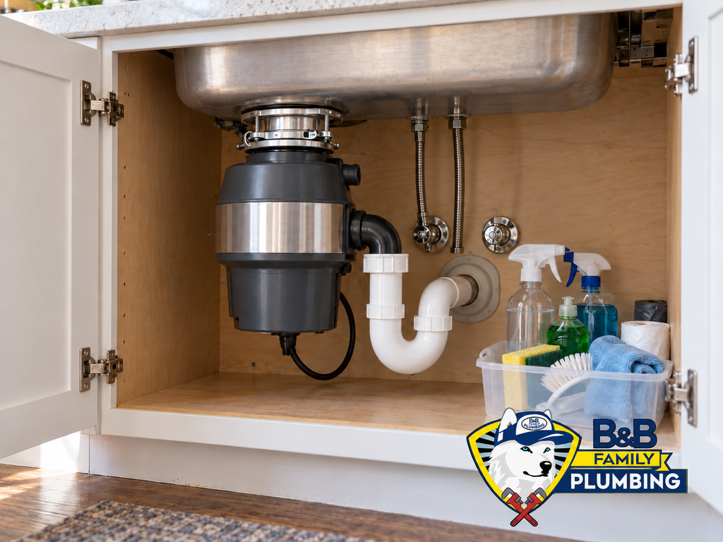 Kitchen sink plumbing correction